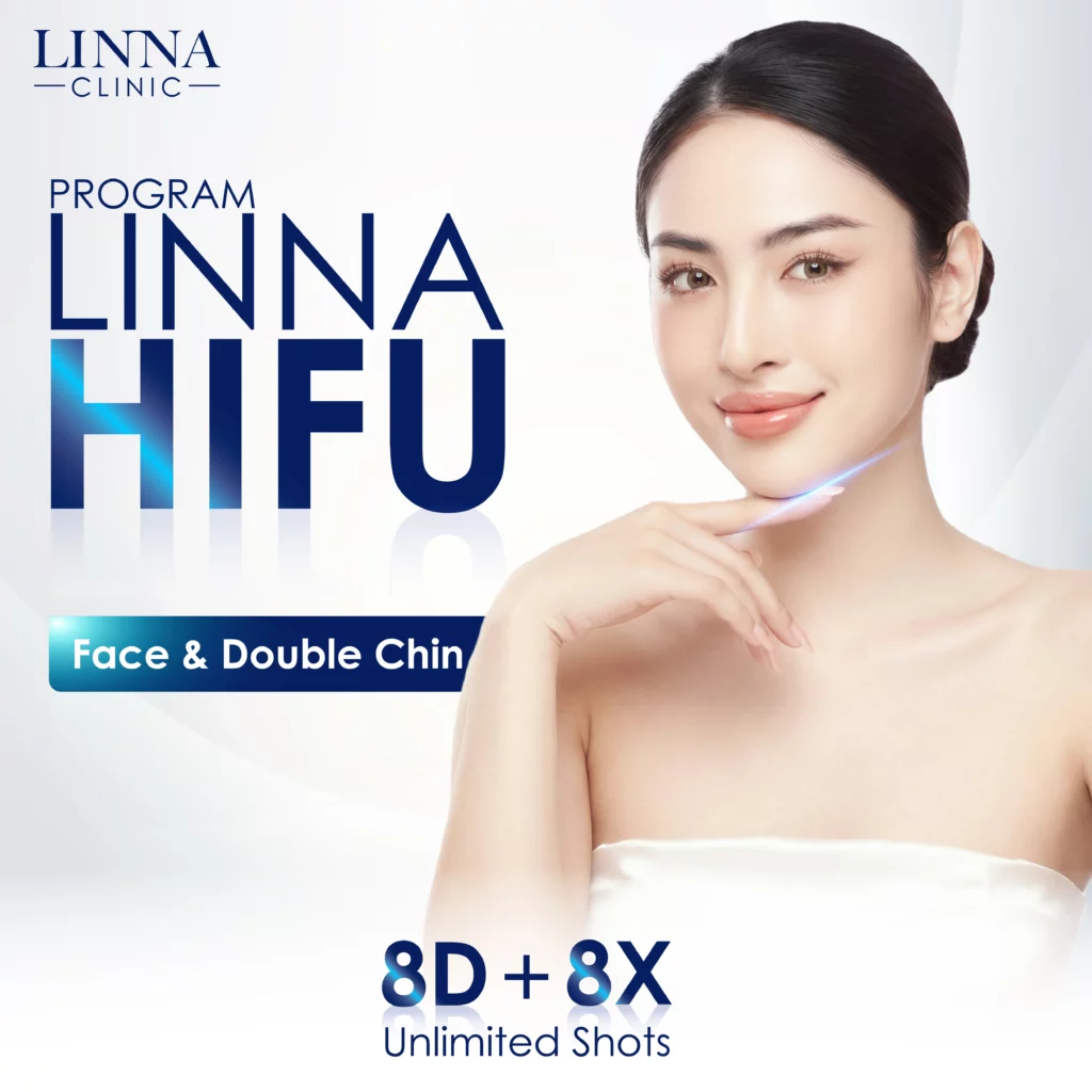 LINNA HIFU 8D + 8X UNLIMIT – Face & Double Chin (1 Session)